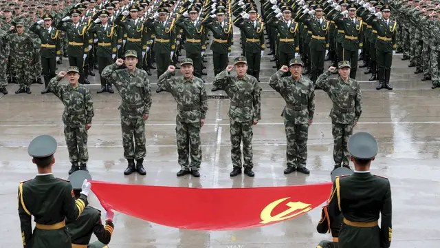 20150901- Militer China Peringati 70 tahun Berakhirnya Perang Dunia II-Beijing