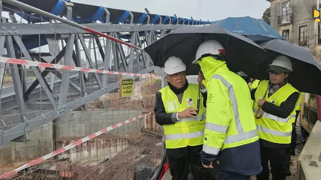 Menteri Pekerjaan Umum dan Perumahan Rakyat (PUPR) Basuki  Hadimuljono mengunjungi terowongan drainase raksasa di Lisbon, Campolide, Portugal. (Dok Kementerian PUPR)