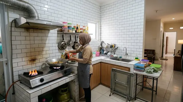 Dapur Rumah Sekaligus Tempat Usaha