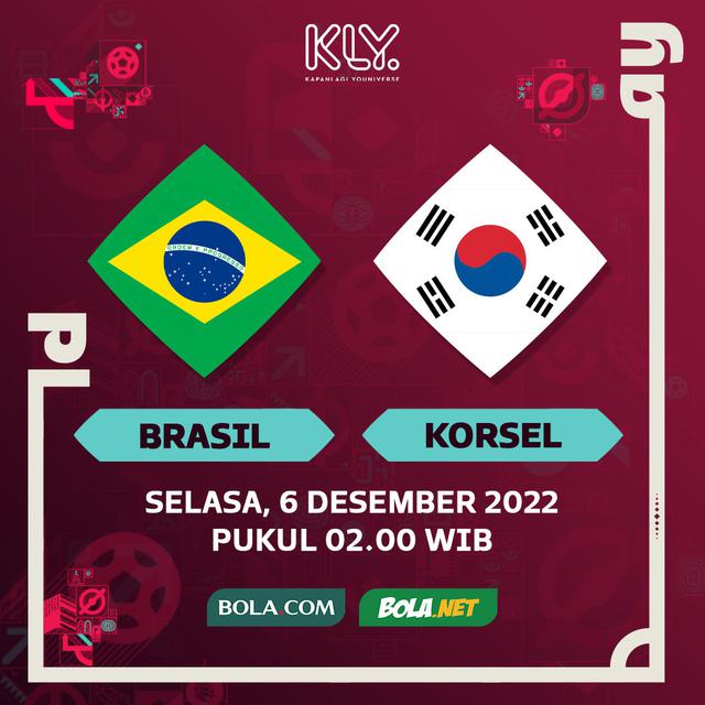 Piala Dunia 2022 - Brasil Vs Korea Selatan
