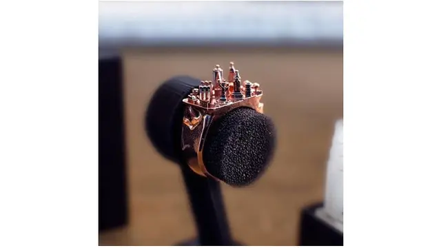 7 Desain Minatur Kota Pada Cincin Ini Keren Banget