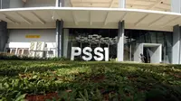 Kantor PSSI di Pintu IX Stadion GBK Jakarta (Liputan6.com/Helmi Fithriansyah)