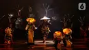 Keberagaman budaya Indonesia ditampilkan melalui perpaduan tari nusantara dan musik tradisional dari Sabang hingga Merauke. (Liputan6.com/Helmi Fithriansyah)