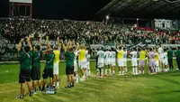 PSS Sleman seusai pertandingan melawan Bali United pada pekan pertama BRI Super League di Stadion I Wayan Dipta, Gianyar, Jumat (4-9-2026). (Dok. ileague.id)