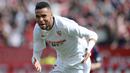 Youssef En-Nesyri. Striker Sevilla asal Brasil berusia 23 tahun ini mencetak 6 gol dari 8 laga. Langkah Sevilla terhenti di babak 16 besar usai kalah dari Borussia Dortmund. (AFP/Cristina Quicler)