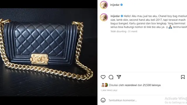 Jessica Iskandar (Foto: Instagram/@inijedar)