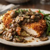 Resep Crispy Chicken Steak Saus Jamur (AI generated)