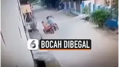 BEGAL RAMPAS MOTOR DI SIANG BOLONG, SEORANG BOCAH JADI KORBAN