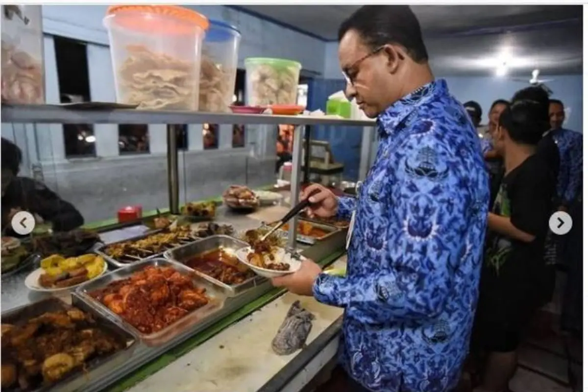 Sebelum Pandemi Corona Covid-19, Anies Baswedan Suka Makan di Warteg