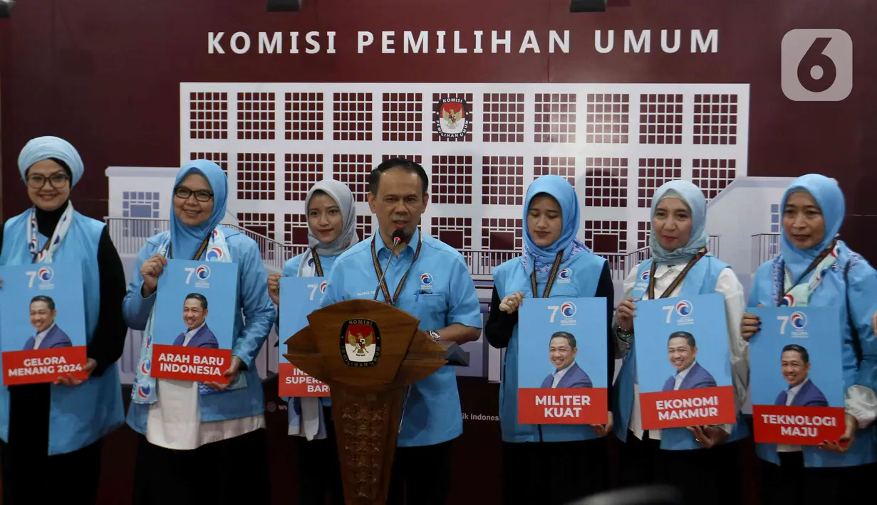 "Ini yang membuat kami cukup yakin sebagai partai baru pada pemilu pertama ini mendapatkan sambutan dan dukungan yang cukup baik di masyarakat," ujar dia. (Liputan6.com/Herman Zakharia)