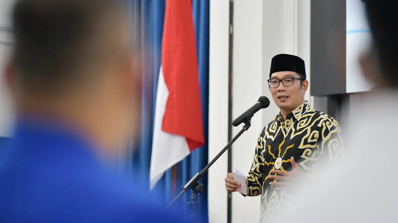 Gubernur Jawa Barat, Ridwan Kamil.