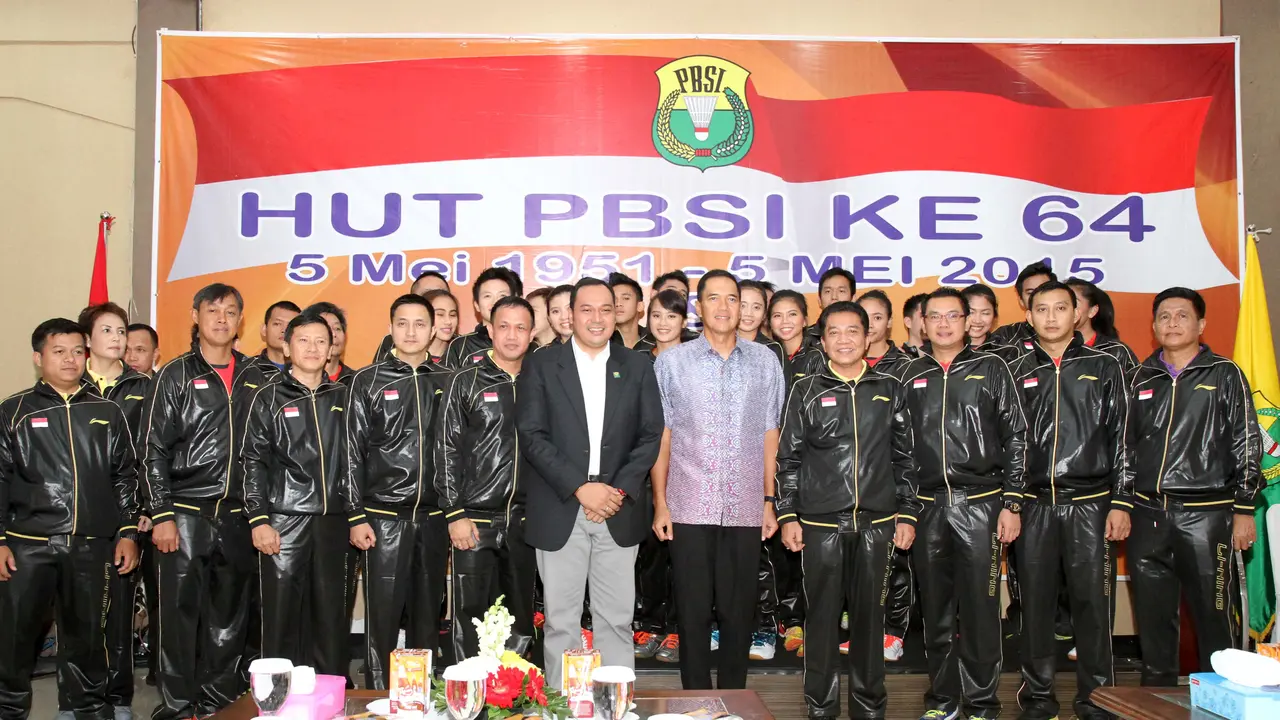 Rayakan HUT ke-64, PBSI Lepas Tim Piala Sudirman