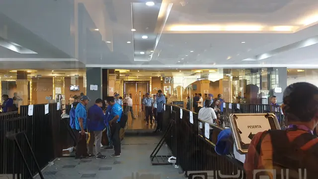 Suasana di Kongres PAN di Kendari, Sulawesi Tenggara.