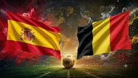 Ilustrasi Spanyol Vs Belgia di perempat final Piala Dunia 2026. (Bola.com/AI)