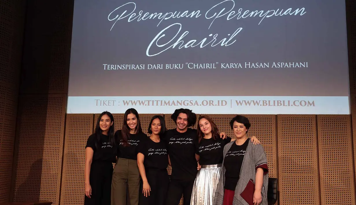 Perempuan-Perempuan Chairil, akan dihelat pada 11 dan 12 November 2017 mendatang di Teater Jakarta, Taman Ismail Marzuki (TIM), Jakarta Pusat. (Deki Pryoga/Bintang.com)