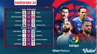 Jadwal La Liga Jornada ke-34 Live Vidio 13-16 Mei : Mallorca Vs Cadiz, Real Madrid Vs Getafe