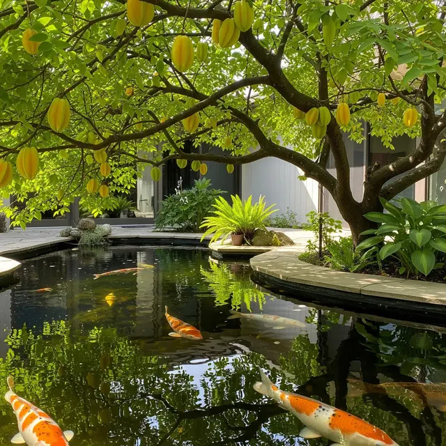 Pohon Buah untuk Pinggir Kolam Ikan di Rumah