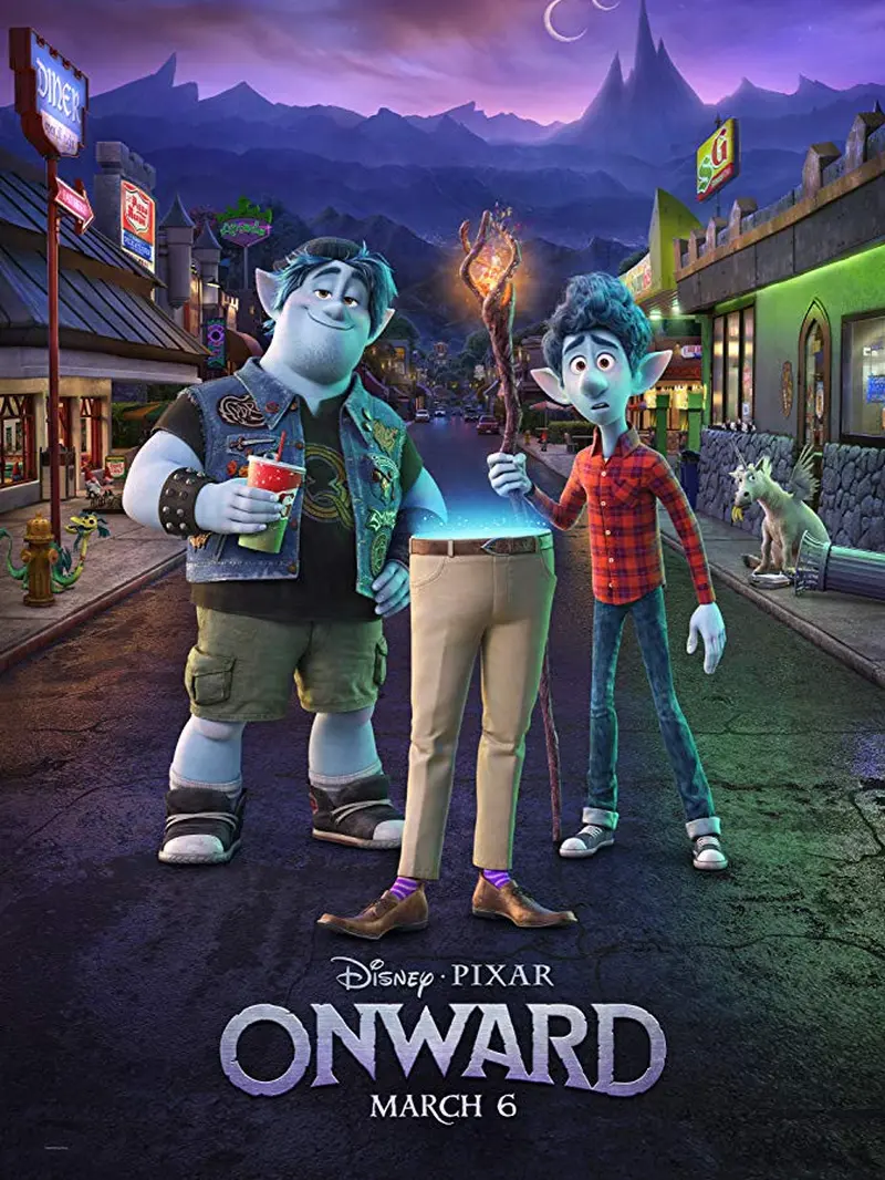 Poster film Onward. (Foto: Dok. Disney/ Pixar)