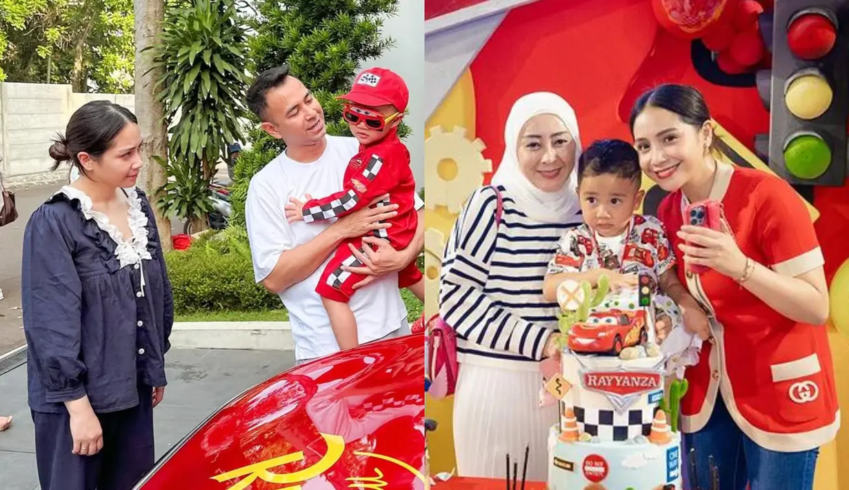 Nagita Slavina dan Raffi Ahmad merayakan ulang tahun putra keduanya, Rayyanza Ahmad Malik. Ulang tahun yang ketiga ini dirayakan dengan tema Lightning McQueen dari film animasi Cars [@raffinagita1717]