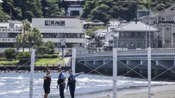 Badan Meteorologi Jepang pada Rabu (30/7/2025) menyatakan bahwa gempa berkekuatan magnitudo 8,7 yang mengguncang di dekat Semenanjung Kamchatka, Rusia, telah memicu peringatan tsunami di beberapa wilayah. (Yuichi YAMAZAKI/AFP)