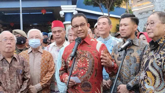 Gubernur DKI Jakarta Anies Baswedan meresmikan Gapura China Town Jakarta Kamis, (30/6/2022).
