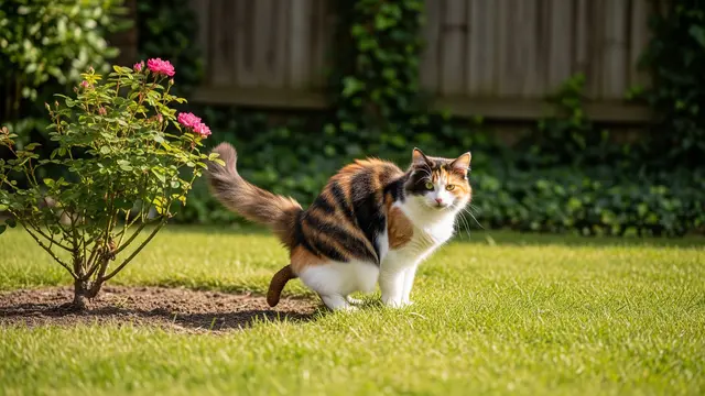 Kucing di Halaman Rumah