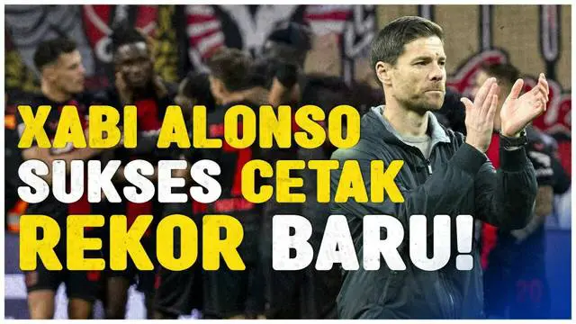 VIDEO: Xabi Alonso Cetak Rekor di Bundesliga Bersama Bayer Leverkusen