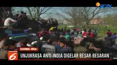 Protes solidaritas terhadap para pemberontak yang terlibat pertempuran sengit dengan pasukan India hingga menyebabkan setidaknya 13 pemberontak dan 3 personil militer tewas.