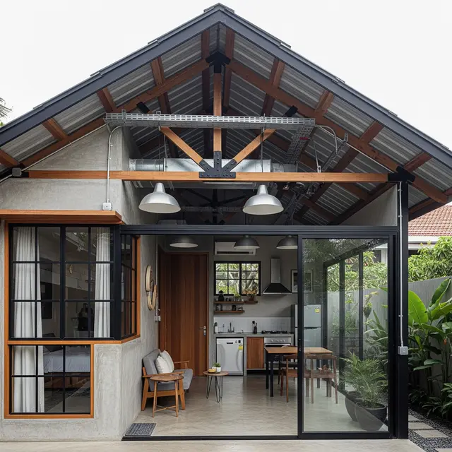 9 Model Rumah 1 Lantai dengan Plafon Tinggi Biar Adem, Sejuk di Iklim Tropis
