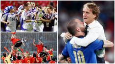 Keberhasilan sebuah tim menjuarai kompetisi atau turnamen tak lepas dari sosok seorang pelatih jenius yang pandai meramu formasi dan taktik. Berikut ini lima pelatih terakhir yang sukses menjuarai Piala Eropa. Teranyar Roberto Mancini dengan Timnas Italianya.