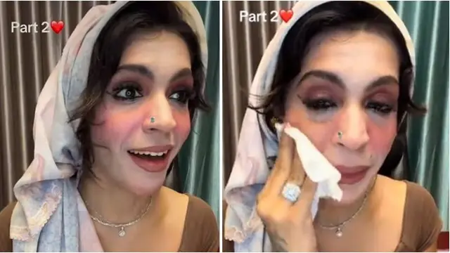 Momen Kak Jill Penjual Gorden Viral saat Hapus Makeup Ini Banjir Pujian