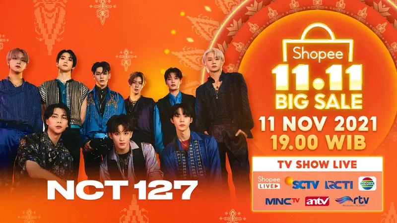 NCT 127 Siap Obati Kerinduan Penggemar di Shopee 11.11 Big Sale TV Show