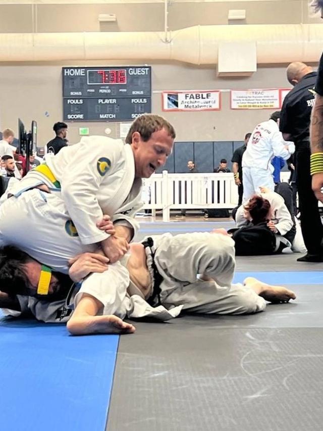 7 Momen Mark Zuckerberg Pertama Kali Ikut Turnamen Jiu Jitsu, Raih Medali Emas