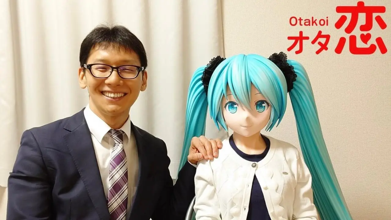 Pria di Jepang telah menikah dengan karakter anime bernama Hatsune Fiku. (Instagram/@akihikokondosk)
