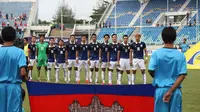 Timnas Kamboja U-22 yang disiapkan untuk SEA Games 2017. (Bola.com/Dok. MFF)