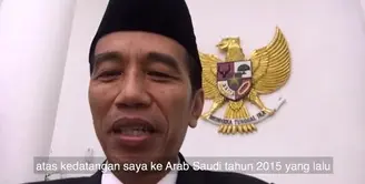 Seperti apa keseruan Raja Salman dan Jokowi di vlog yang diupload Presiden Indonesia ini?