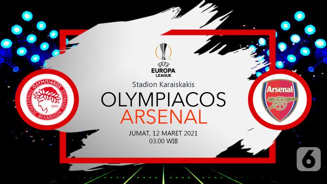 Olympiacos vs Arsenal (liputan6.com/Abdillah)