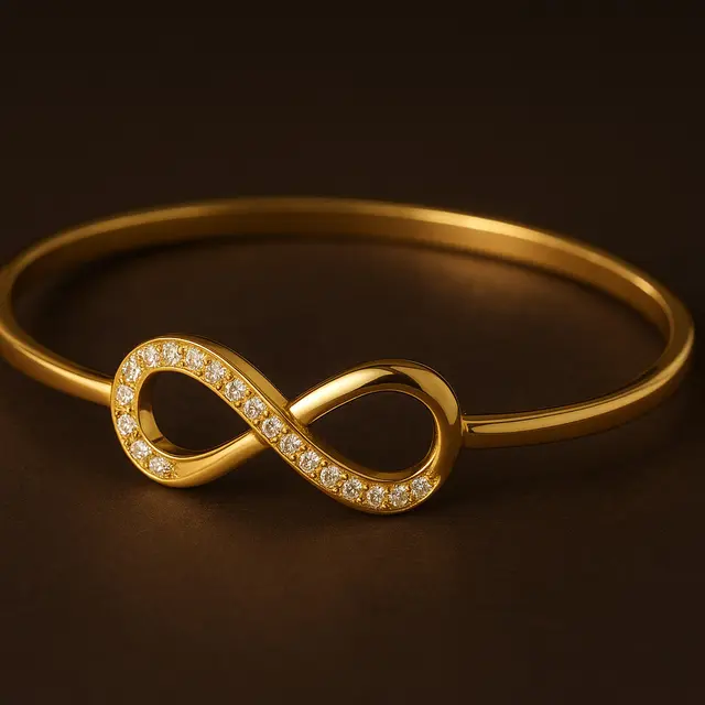 8 Model Gelang Emas dengan Zircon 24 Karat, Berkilau Mewah dan Elegan untuk Semua Acara