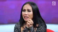 Penyanyi dangdut, Ratu Meta saat menjadi bintang tamu dalam acara Dear Haters di Liputan6.com, SCTV Tower, Jakarta, Kamis (26/10). (Liputan6.com/Fatkhur Rozaq)