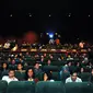 Suasana studio saat acara pemutaran film dari XXI Short Film Festival 2015, Jakarta, Kamis (19/3/2015). Jumlah pendaftar film pendek naik 50% dari perhelatan sebelumnya (Liputan6.com/Panji Diksana)