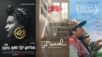 Poster Film The Forty Year Old Version, Marcel The Shell With Shoes On, dan Hunt for the Wilderpeople (imdb).