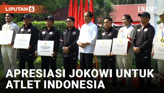VIDEO: Jokowi Berikan Bonus Miliaran Rupiah Untuk Atlet Peraih Medali Olimpiade Paris 2024