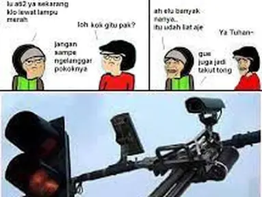 Waduh kayanya ini cocok buat di lampu merah Indonesia. (Source: Facebook/Meme & Rage Comic Indonesia)