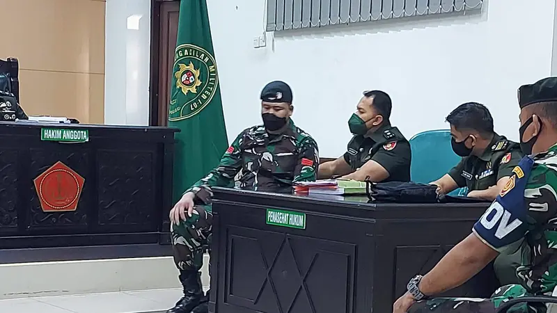 Persidangan oknum TNI