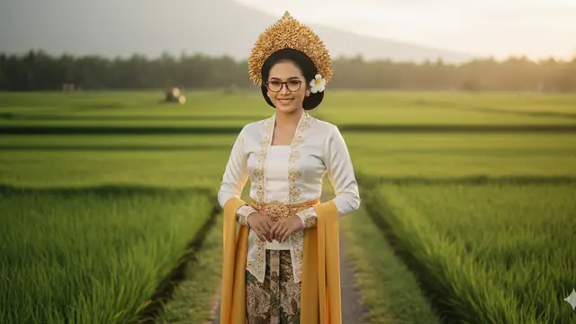 Prompt AI Edit Foto Pakai Baju Adat Bali/ Ilustrasi AI