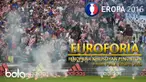 Kerusuhan penonton pada Piala Eropa 2016 tidak hanya terjadi di luar stadion, kerusuhan juga terjadi di dalam stadion.