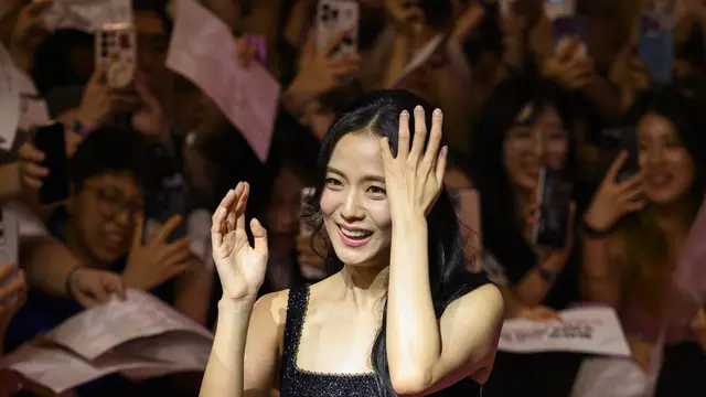 Jisoo Blackpink. (ANTHONY WALLACE / AFP)