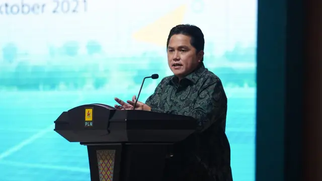 Acara Launching PT Energy Management Indonesia (EMI) ke dalam PLN Group untuk Mendukung Inisiatif Dekarbonisasi Menuju Green Economy yang berlangsung di Jakarta, Jumat (22/10/2021).