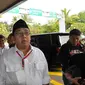 Terlihat, Wakil Ketua Umum Partai Gerindra Fadli Zon dan Sekjen Partai Gerindra Ahmad Muzani turut serta dalam rombongan, Jakarta, (29/8/14). (Liputan6.com/Miftahul Hayat)