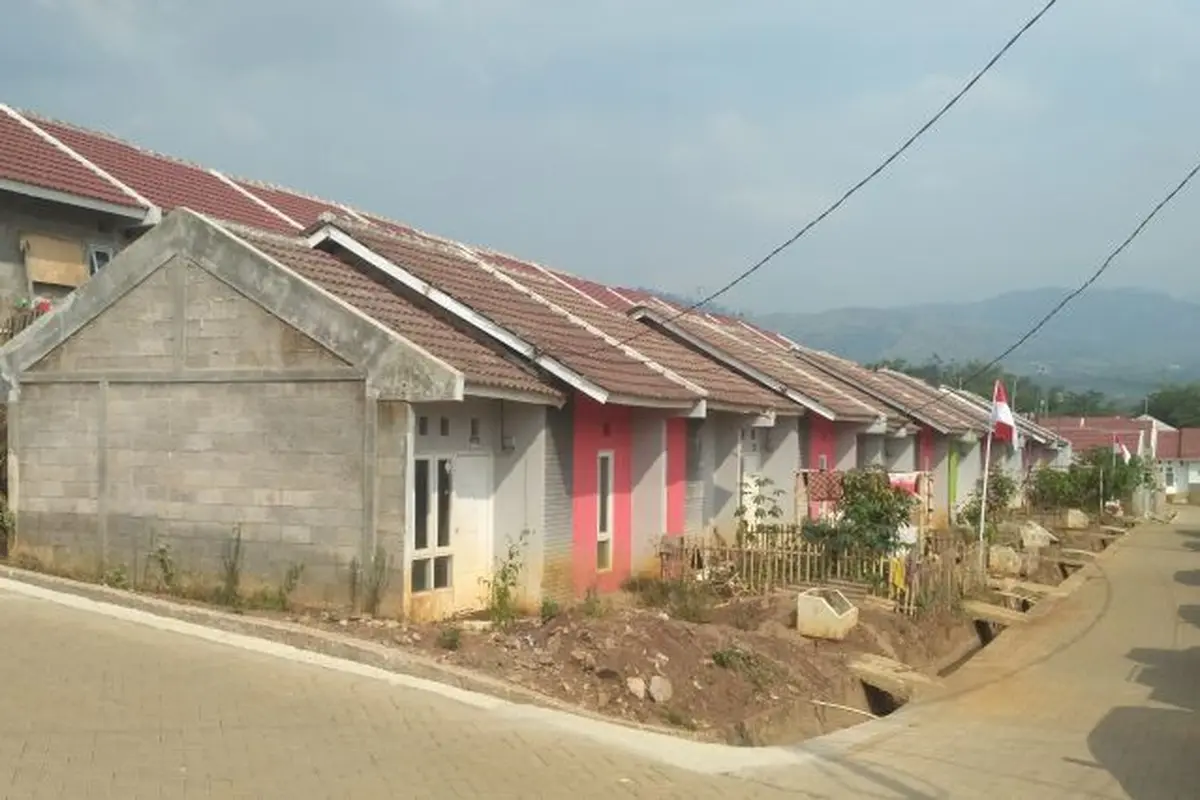 Perumahan Pesona Bukit Bintang, Majalaya, Kabupaten Bandung. (Achmad/Liputan6.com)